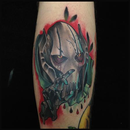 Gary Dunn - Color General Grievous Tattoo, Gary Dunn Art Junkies Tattoo